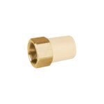 Adaptador hembra de CPVC 3/4' con inserto y tuerca de latón