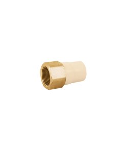 Adaptador Hembra de CPVC 1' con Inserto de Latón, Resistente y Duradero, Ideal para Conexiones de Tuberías, Clave 45109, Foset