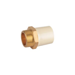 Adaptador macho de CPVC 2' con inserto y tuerca de latón