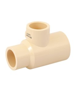 Tee Reducida Lateral de CPVC 3/4' x 1/2' x 1/2', Diseño Funcional y Compacto para Instalaciones, Marca Foset, Clave 45073