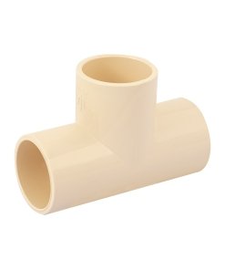 Tee Sencilla de CPVC de 1', Diseño Funcional para Conexiones de Alta Calidad en Instalaciones, Clave 45071, FOSET