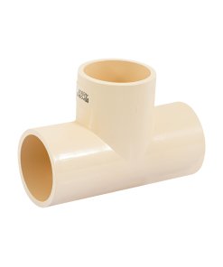 Tee Sencilla de CPVC de 2', Resistencia y Estilo para Conexiones en Sistemas de Fontanería, Clave 48937, FOSET