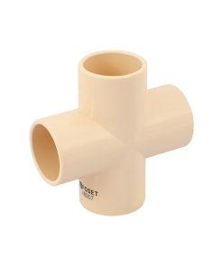 Cruz de CPVC de 1', Resistente y Duradera para Instalaciones de Tuberías en Fontanería, FOSET Foset clave 48907