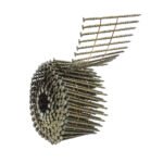 Clavos en rollo de 300 para clavadora neumática calibre 12 largo 2-1/2" Surtek CR250