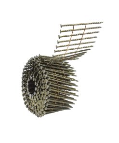 Clavos en rollo de 300 para clavadora neumática calibre 12 largo 2-1/2" Surtek CR250