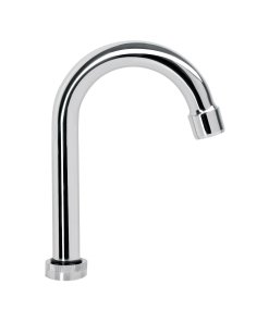 Cuello Tipo Bar para Mezcladora de Lavabo, Cromo, Básico, Solución Económica y Resistente para Instalaciones de Lavabo, FOSET Foset clave 49285