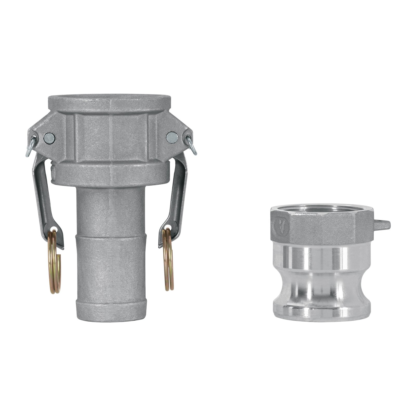 Juego Truper Profesional de Conexiones Rápidas - Tecnología de Acoplamiento para Manguera de 1.5" de Motobomba que Permite Instalación sin Herramientas (Clave 103763)