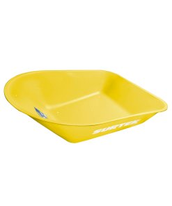 Concha para carretilla herraje tipo americano 4.5 Ft3, amarilla Surtek CS45