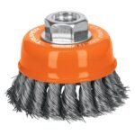Carda TRUPER CopaTrenzada 3" - ALAMBRE TRENZADO FINO CON EJE M14 - Estándar Europeo - Alta Resistencia - Rendimiento Superior - Clave 14184