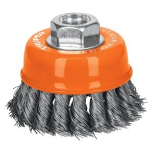 Carda TRUPER CopaTrenzada 3" - ALAMBRE TRENZADO FINO CON EJE M14 - Estándar Europeo - Alta Resistencia - Rendimiento Superior - Clave 14184