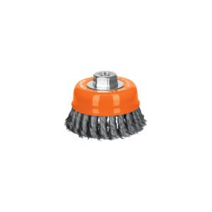 Carda TRUPER CopaTrenzada 4" - ALAMBRE TRENZADO FINO CON EJE M14 - Compatibilidad Europea - Rendimiento Óptimo - Alta Resistencia - Clave 14185