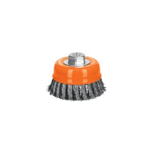 Carda TRUPER CopaMaster 4" - ALAMBRE TRENZADO GRUESO CON EJE M14 - Estándar Europeo - Potencia Superior - Uso Industrial - Clave 17532