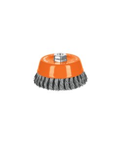 Carda TRUPER CopaTrenzada 5" - ALAMBRE TRENZADO FINO CON EJE M14 - Compatibilidad Europea - Rendimiento Óptimo - Precisión Profesional - Clave 11544