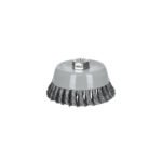 Carda copa 5' alambre trenzado fino, Multi-rosca, TRUPER