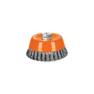 Carda TRUPER CopaMaster 5" - ALAMBRE TRENZADO GRUESO CON EJE M14 - Estándar Europeo - Potencia Superior - Uso Industrial - Clave 11543