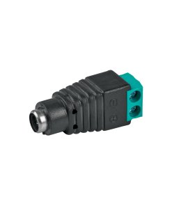 Conector de energía Volteck para CCTV tipo hembra - Tecnología de acoplamiento receptivo para sistemas de vigilancia que proporciona alimentación segura con conexión infalible (Clave 49795)