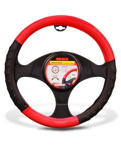 Cubre volante tipo deportivo, color rojo MIKELS CU-2