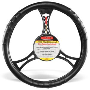 Cubre volante texturizado, color negro  MIKELS CU-4