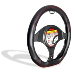 Cubrevolante de piel, color negro, Forma "D" MIKELS CU-D1