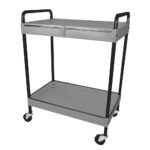 Carro utilitario de lámina 25" 2 niveles Surtek CU2G