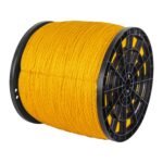 Metro de cuerda amarilla de polipropileno 4mm, carrete 2380m