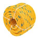 Metro de cuerda amarilla de polipropileno 11 mm, rollo 18m