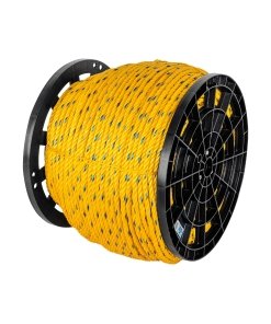 Kilo de Cuerda Amarilla de Polipropileno 11mm, Carrete 20kg, Resistencia para Cortes Finos, clave 44488 - Fiero