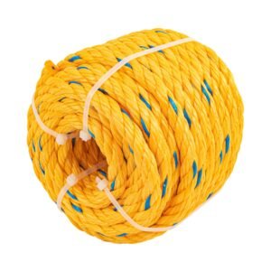 Metro de cuerda amarilla de polipropileno 13 mm, rollo 13m