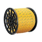 Metro de cuerda amarilla de polipropileno 13mm, carrete 390m