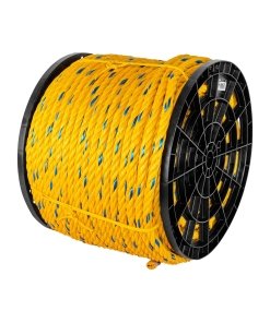 Kilo de Cuerda Amarilla de Polipropileno 19mm, Carrete 30kg, Ideal para Ajustes Finos, clave 44491 - Fiero