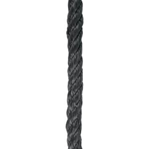 Kilo de cuerda negra de polipropileno 25 mm, carrete 30kg