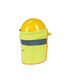 Cubrenuca TRUPER para Casco Verde Reflectante - Tela Mesh con Costuras Reforzadas para Uso Industrial (Clave 13165)