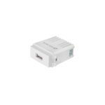 Módulo puerto USB, línea Italiana, color blanco, VOLTECK