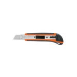 Cutter 18 mm profesional con alma metálica y grip, TRUPER