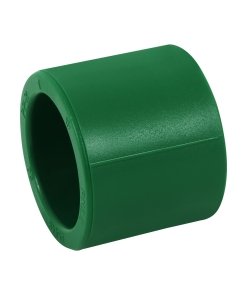 Cople de PPR, 1-1/2' (50mm), Resistente y Duradero, Ideal para Conexiones de Tuberías PPR, Clave 45448, Foset