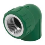 Codo 90° PPR,  1', rosca hembra con inserto metálico, FOSET