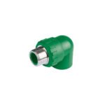 Codo 90° PPR,  3/4', rosca macho con inserto metálico, FOSET
