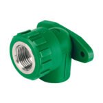 Codo oreja 90° PPR, 1/2', hembra con inserto metálico, FOSET