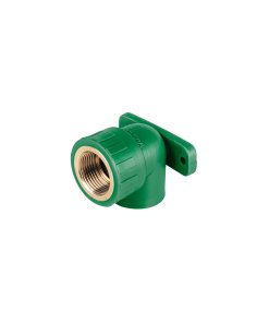Codo Oreja 90° PPR, 3/4', Hembra con Inserto Metálico, Resistente y Duradero, Ideal para Instalaciones de Tuberías PPR, Clave 45264, Foset