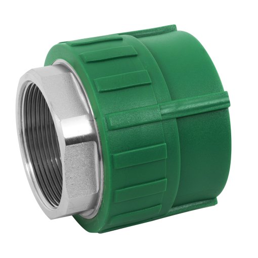 Adaptador PPR de 2' Hembra con Inserto Metálico, Alta Durabilidad y Resistencia, clave 45455 - FOSET