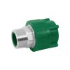 Adaptador PPR de 1-1/4' Macho con Inserto Metálico, Resistencia para Instalaciones de Alta Calidad, clave 45450 - FOSET