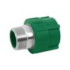 Adaptador PPR de 1-1/2' Macho con Inserto Metálico, Alta Durabilidad para Proyectos de Tuberías, clave 45451 - FOSET