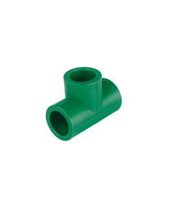 Tee Sencilla de PPR de 3/4', Diseño Resistente y Funcional para Conexiones de Agua, Clave 49833, FOSET