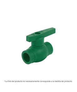 Válvula de Esfera PPR, 1-1/4' (40mm), Alta Resistencia para Instalaciones Eficientes, Marca Foset, Clave 44129