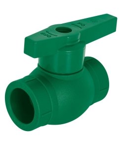 Válvula de Esfera PPR, 1' (32mm), Diseño Compacto y Funcional, Marca Foset, Clave 41985