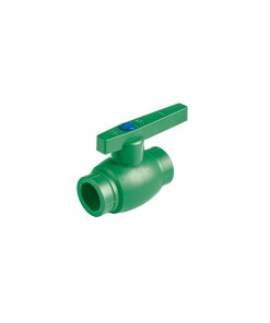 Válvula de Esfera PPR, 3/4' (25mm), Diseño Compacto para Instalaciones Duraderas, Marca Foset, Clave 41984