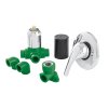 Kit de Instalación Monomando para Regadera PPR, 1/2', Resistente y Duradero, Ideal para Instalaciones de Regadera Monomando, Clave 45860, Foset