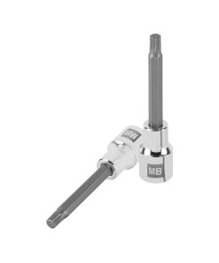 Dado Punta Larga Bristol Truper M8 Cuadro 1/2" - Tecnología de Alcance Profundo para Tornillería de Seguridad que Facilita el Acceso a Zonas de Difícil Alcance (Clave 101300)
