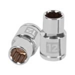 Dado de 12 mm, 12 puntas, cuadro 1/2', TRUPER