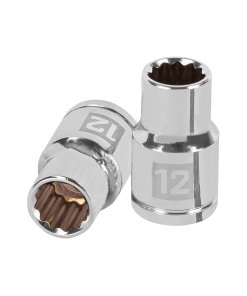 Dado TRUPER de 12 mm 12 Puntas Cuadro 1/2" - Para mecánica industrial y maquinaria pesada (Clave 13526)